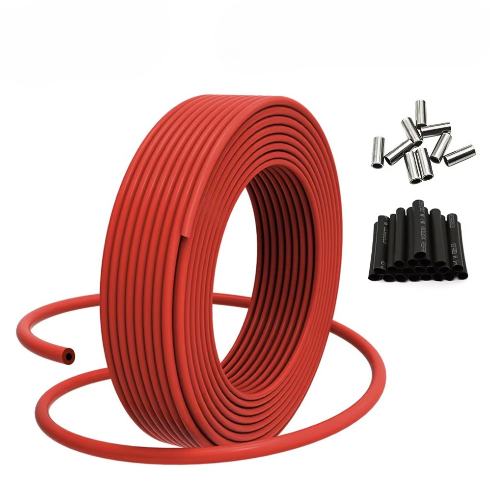 50M 100M 200M  Infrared m Floor Cable 12K 33ohmm Electric Carbon Heating Wire Coil 30mm Fiber Wire F