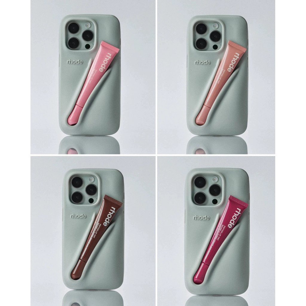 Hot (Memiliki Logo Rhode Pada Casing) Fashion Rhode Lip Gloss Lipstick Lip Balm Make-Up Case Penutup