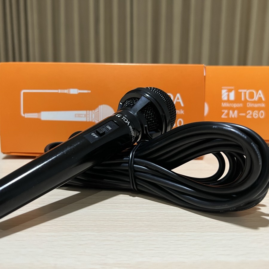 promo spesial MICROPHONE MIC CABLE MIKROPON MIK KABEL TOA ZM-260 ORIGINAL ORI BAGUS TERLARIS TERBAIK