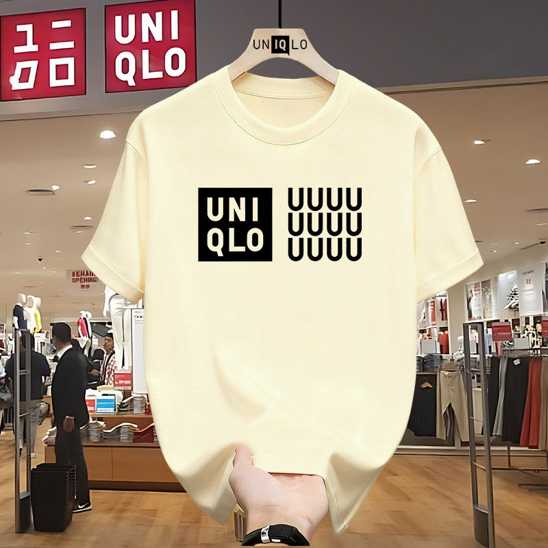 UNIQLO T-Shirt Pria Wanita Original | Kaos UNIQLO Cotton Adem Nyaman | Baju Kaos Casual Harian Unise