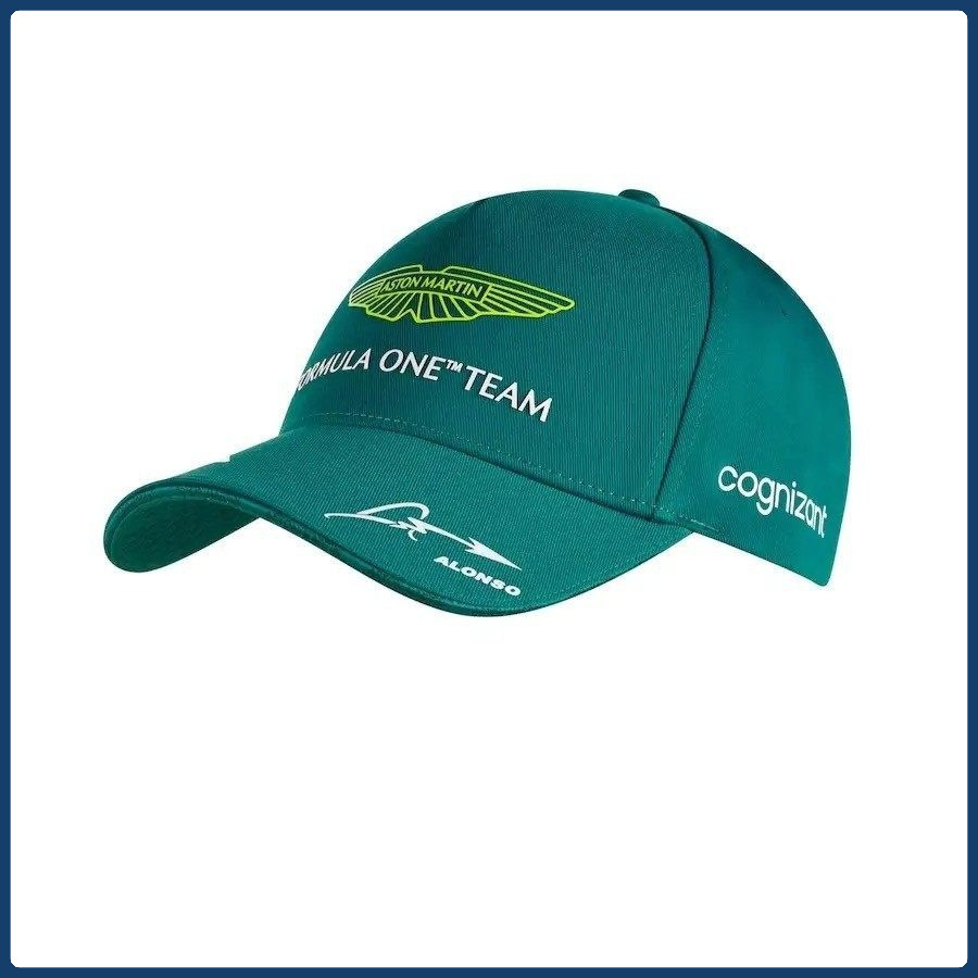 Topi Baseball Aston Martin, Topi Pelindung Dahi McLaren Gulf, dan Topi Pelindung Dahi Red Bull yang 