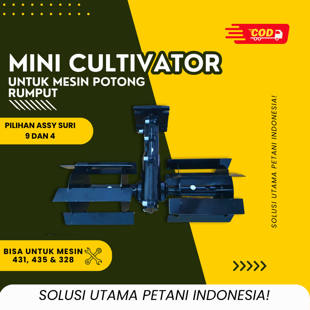 Mini Cultivator & Gear Box Assy / Mini Cultivator untuk BG328