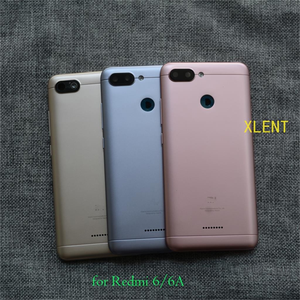 Penutup Belakang Baterai untuk Xiaomi Redmi 6 6A dengan Lensa Kamera