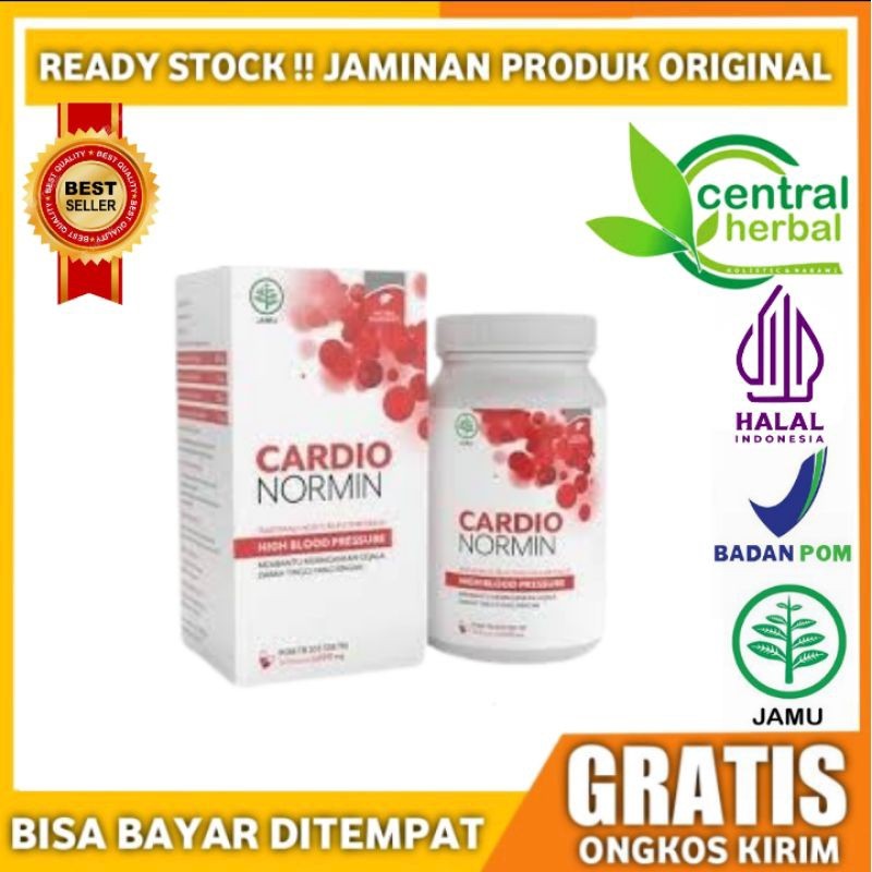 ( Terlaris) CARDIONORMIN Obat Hipertensi Tekanan Jantung Darah Original Original