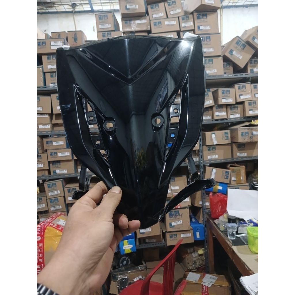 tameng supra 125 fi hitam/panel supra x125 fi 2014  2015 2016 2017 2018/panel supra x125 14 hitam/wi