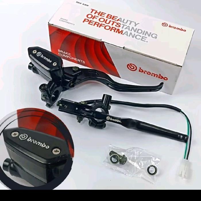 MASTER REM BREMBO KOTAK MODEL MRCB VARIASI 1SET KANAN KIRI FULL CNC UNIVERSAL SEMUA MOTOR Motorcycle