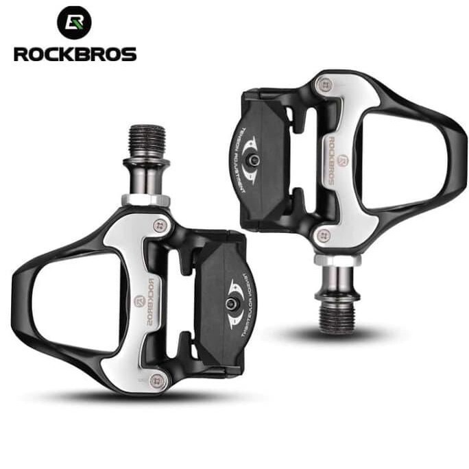 new - Rockbros Pedal Sepeda Road Bike Cleat Ringan Original - pedal sepeda cleat
