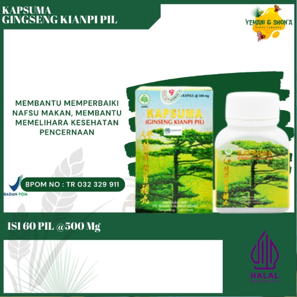 PROMO (KIANPI PIL ORIGINAL) Kapsuma (Ginseng Kianpi Pil) - Meningkatkan Nafsu Makan