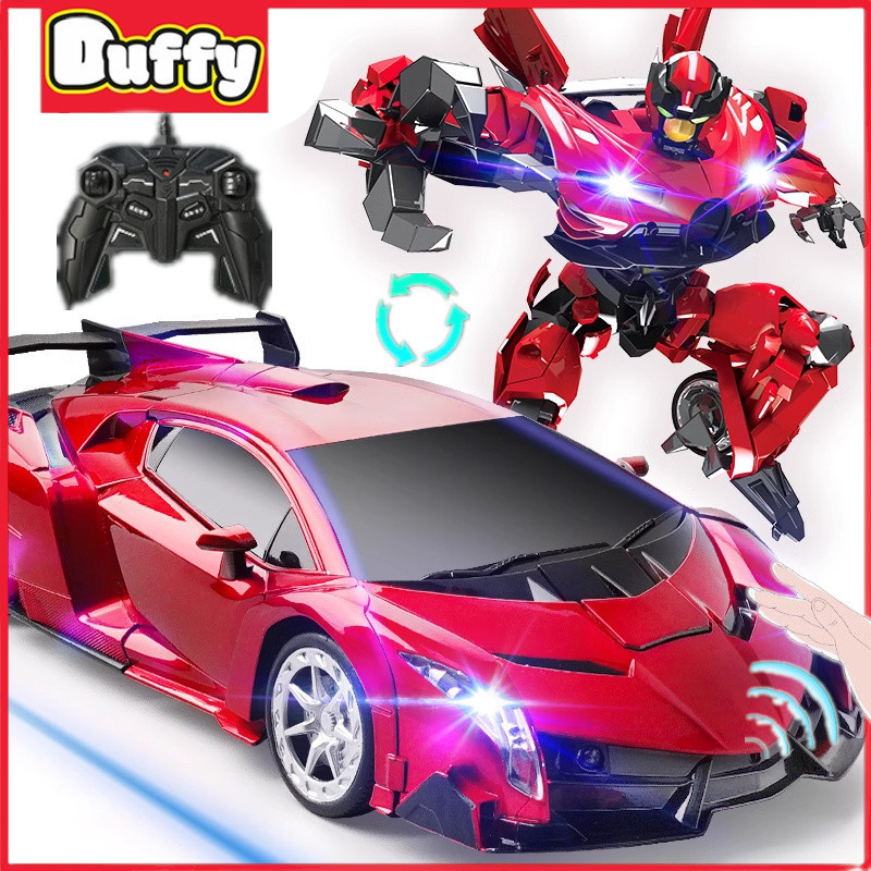 Duffy Toys 2.4Ghz 1:14 Mainan Mobil Remote Control Besar / Remote Control Mobil Sport Car Robot Defo