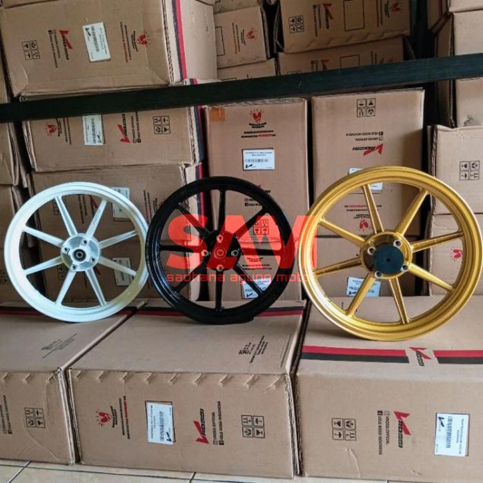 VELG VROSSI MOTIF RCB SP811 FOR MIO SPORTY/M3 - VARIO 110/125/150 - Black, Mio M3