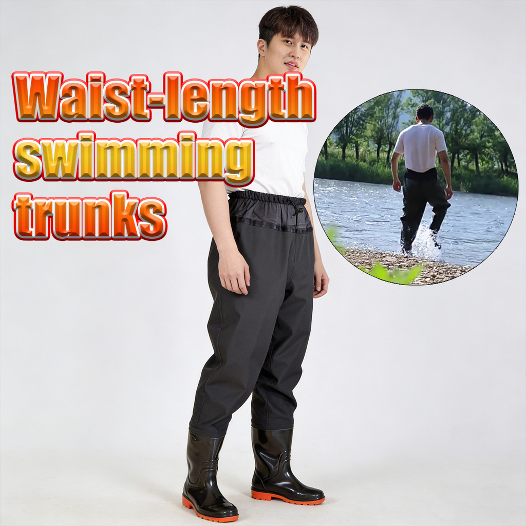 1pc Sepatu Boots Celana Karet Petani Sawah Panjang Celana Safety Wader Pants Celana Petani Sawah