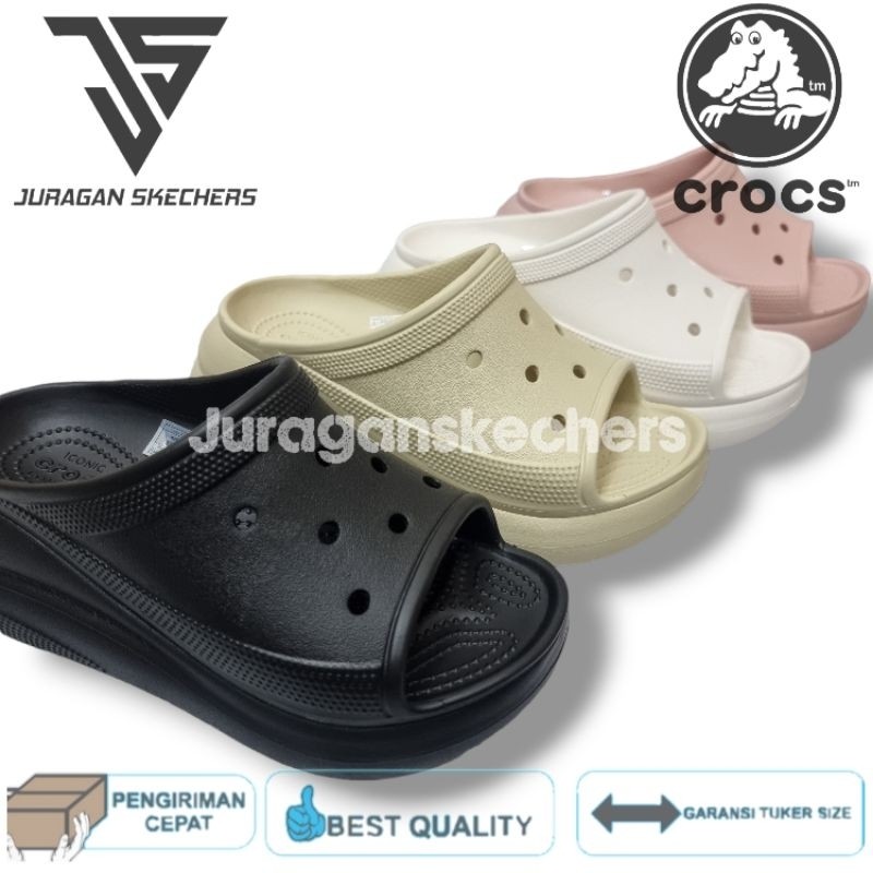 SANDAL CROCS CRUSH SLIDE II/CROCS CRUSH SLIDE II/CRUSH SLIDE II/SANDAL WANITA/CROCS WANITA/SANDAL CR