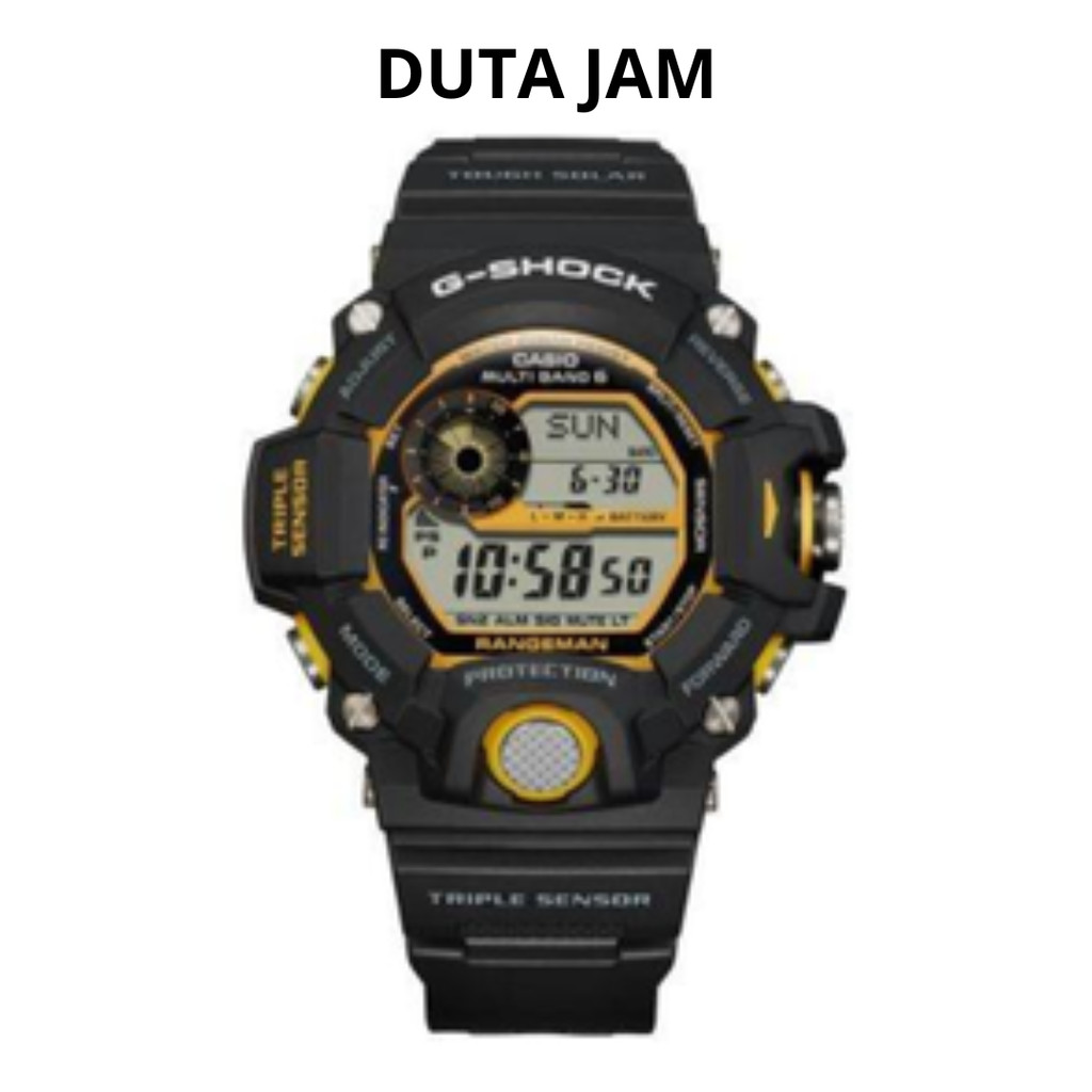JAM TANGAN PRIA CASIO G-SHOCK GW-9400Y-1 MASTER OF G-LAND RANGEMAN DIGITAL RESIN STRAP ORIGINAL