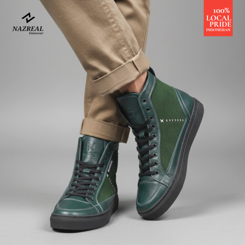 NAZ x BOYS ARMY | Sepatu Boots Pria Casual Model Exodos
