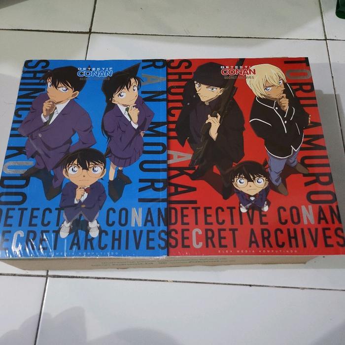 Komik Detektif Conan Secret Archive : Ran Mouri dan Toru Amuro set segel  Bahasa Indonesia Elex Medi