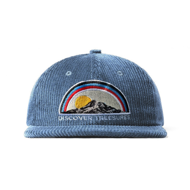 Treesures - Viewe - Six Panel Cap Corduroy Blue - Topi 6 Panel Biru