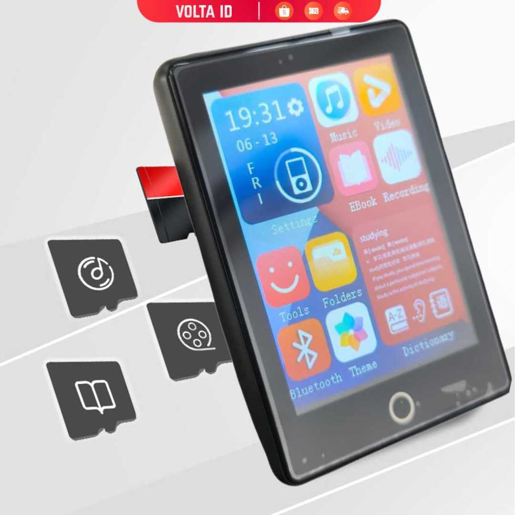 ALianDream MP3 Digital Audio Player Bluetooth 5.0 300mAh 2.5 Inch - S301