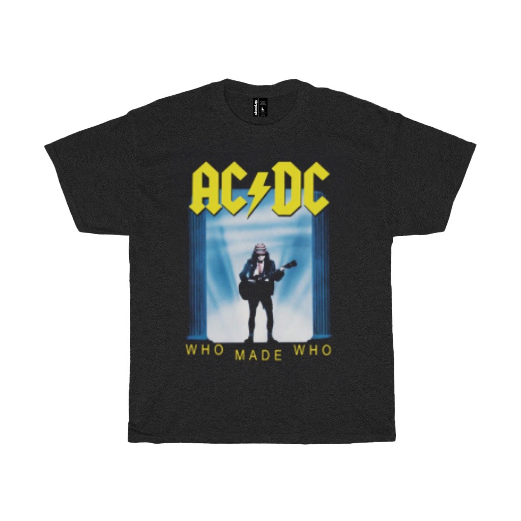 (COD) Kaos Band ACDC Who Made Who Regular Fit Print On Cotton Material