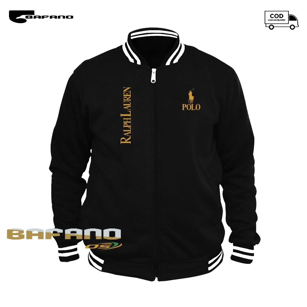 COD jaket varsity Polo KD Kirka text Gold jaket casual formal musim dingin keren katun lembut nyaman