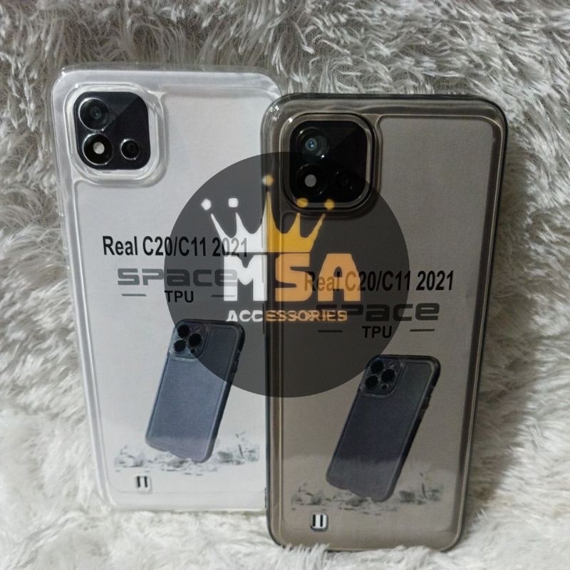SoftCase Casing Clear Realme C11 2021 Realme C20 Silikon Bening Transparan Pelindung Belakang HP Cam