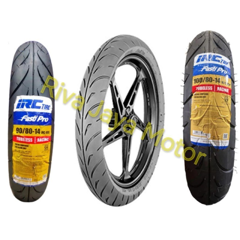 Ban Luar 80 90 100 Ring 14 Irc Fasti Pro Soft Compound Racing Tubeless Type Matic Motor Balap