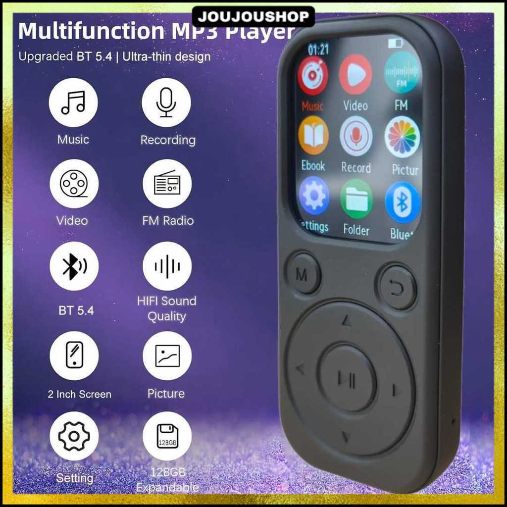 MP3 Digital Audio Player HiFi Bluetooth MP4 2 Inch 210mAh - SD-09