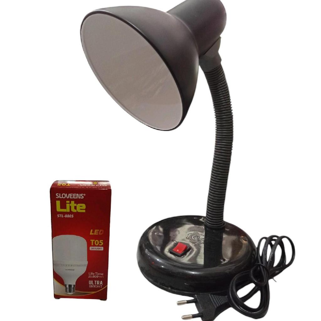 Lampu Meja Belajar Jiamei 203S + Lampu 5W