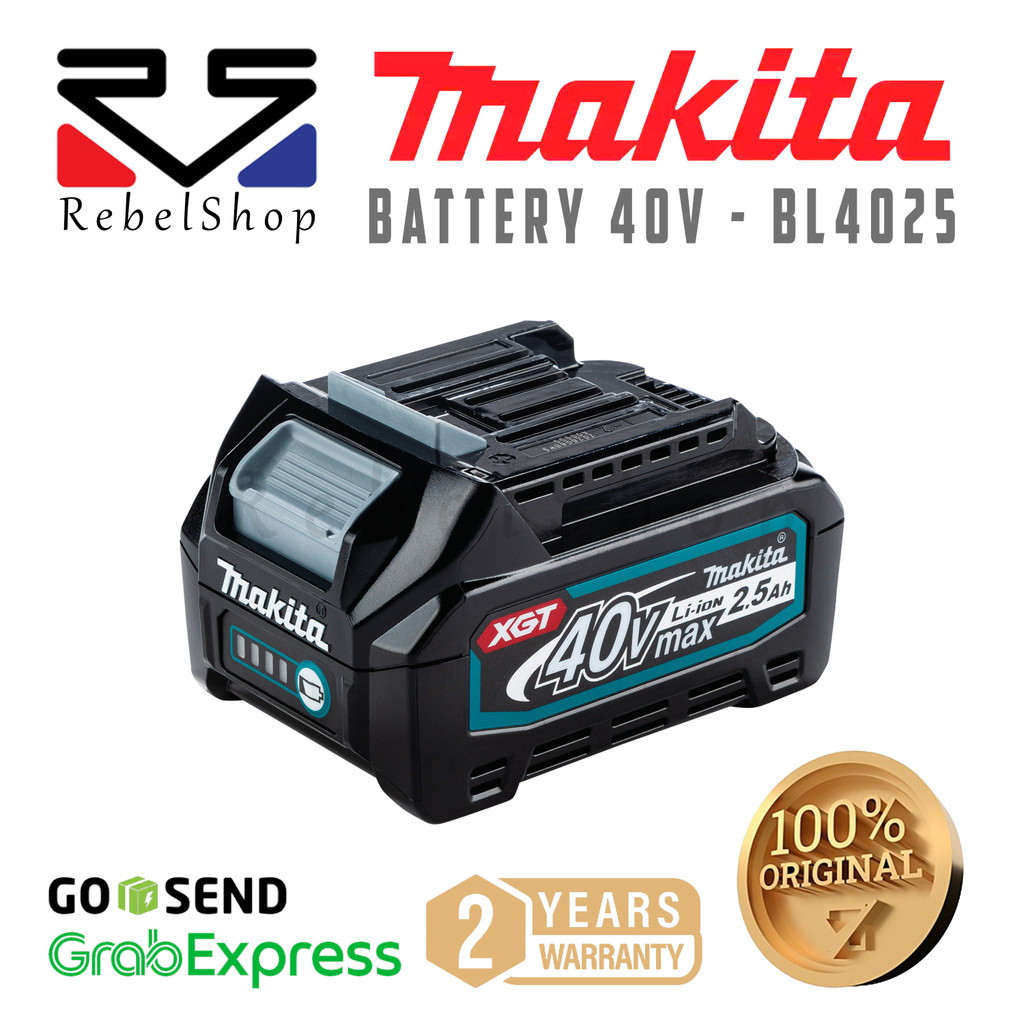 Makita Battery BL4025 40V 2.5Ah Cordless Lithium Ion - Baterai BL 4025 40 V 2.5 Ah