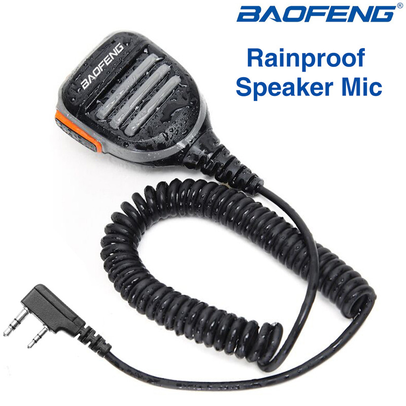 Baofeng Rainproof Speaker Mic Microphone for baofeng DMR gital Walkie Talkie DM-1701 DM-860 portable