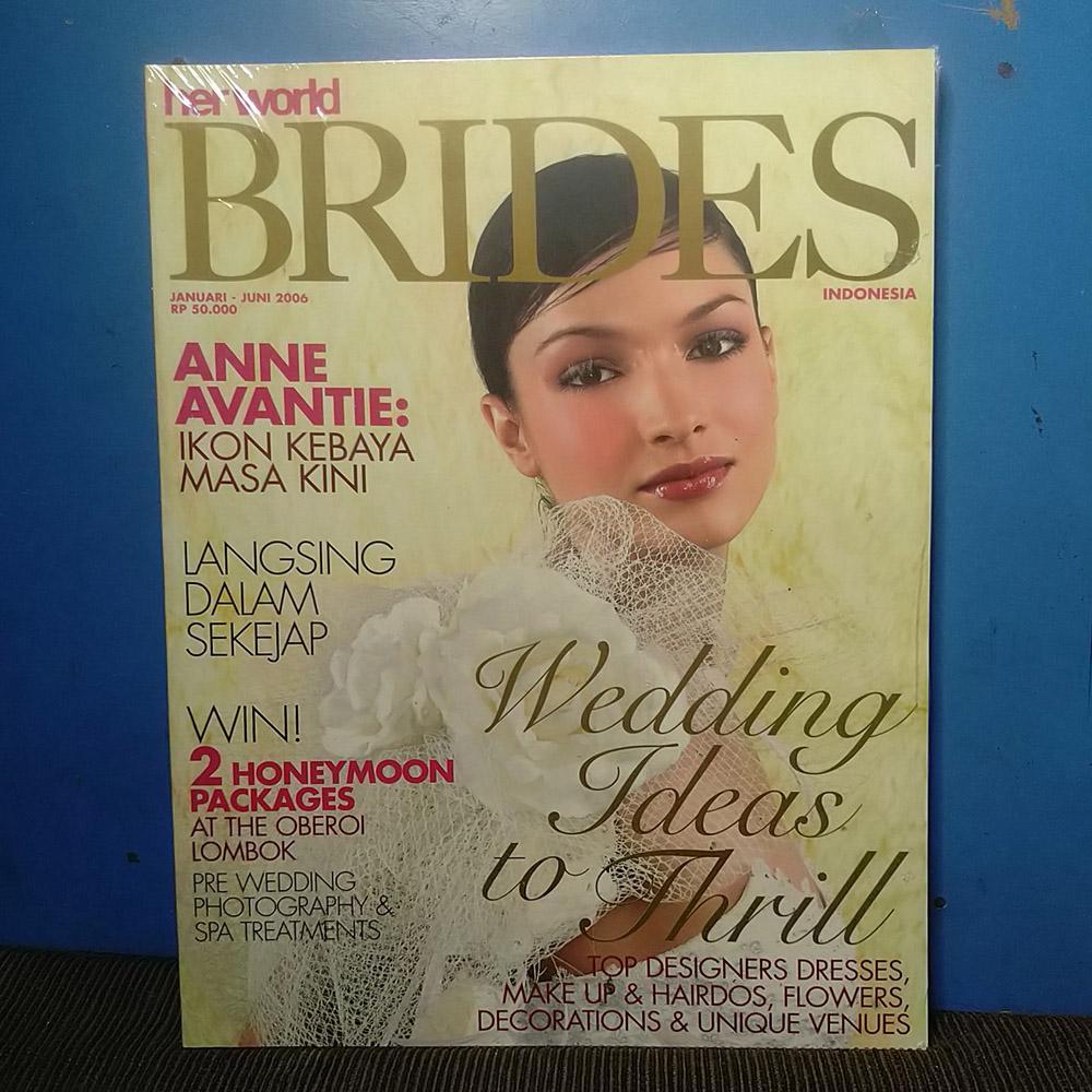 Majalah Her world Herworld BRIDES 1/6 Ide Wedding -Kebaya Anne Avantie Inspirasi pernikahan, baju pe