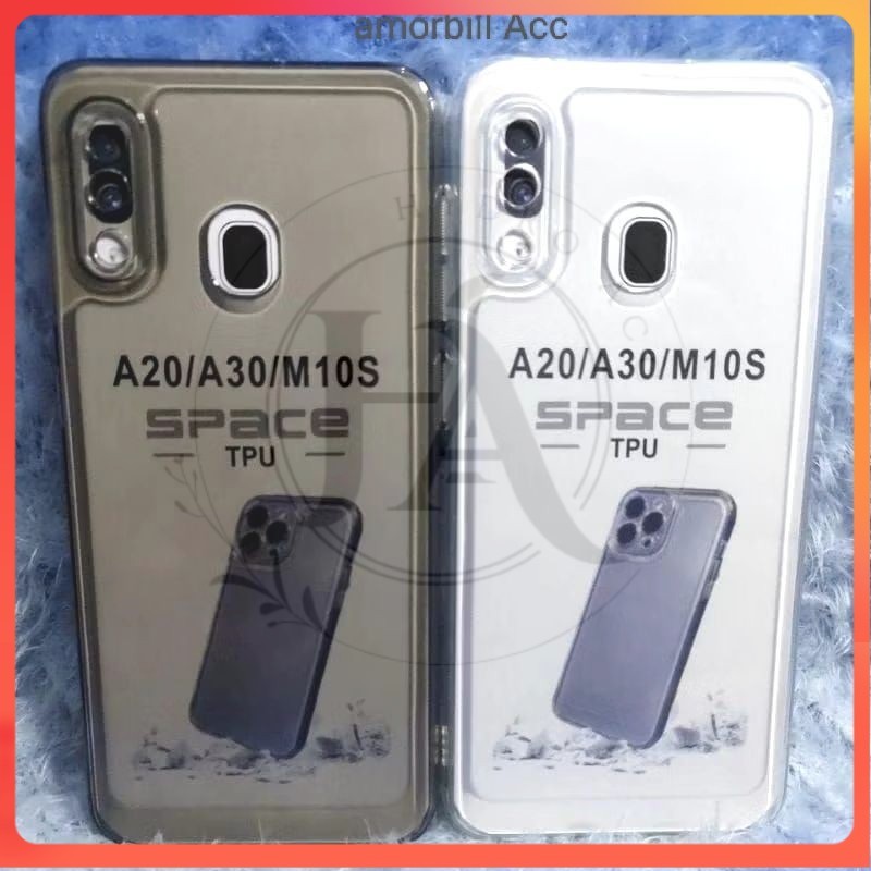 ACC Softcase Space Samsung A20/ A30/ M10S Case Bening Silikon Space Clear Black Transparan