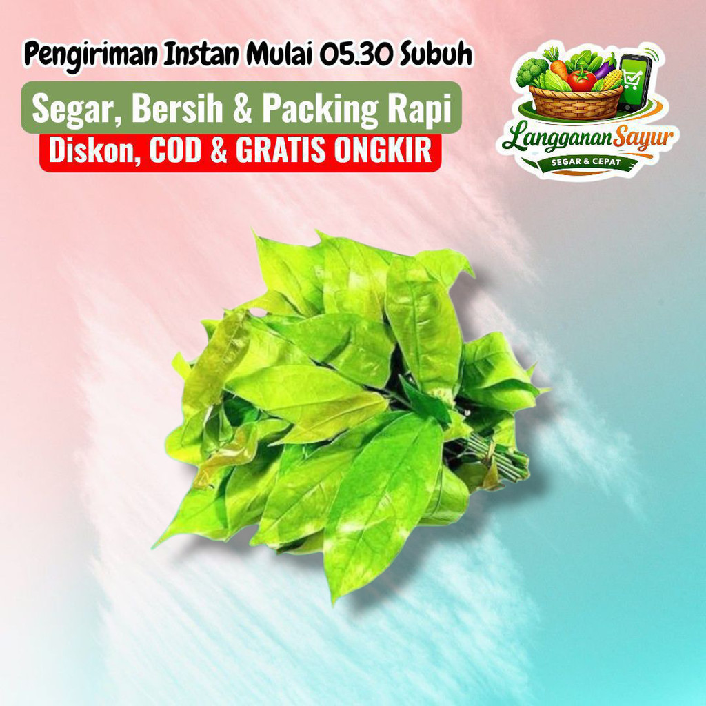 Daun Melinjo - Sayur Segar Palembang - Langganan Sayur Palembang