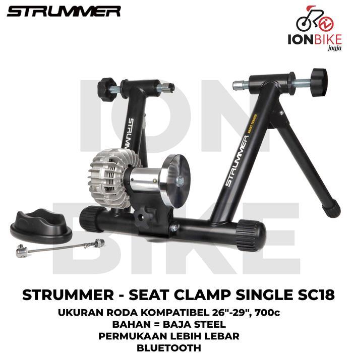 Smart Trainer Strummer BT10 Fluid Power Bluetooth ZWIFT Alat Bersepeda