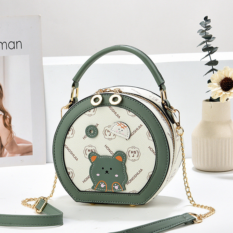 Y2K Box Nest COD Tas selempang bulat modis terbaru,Cocok dipadukan dengan pakaian wanita