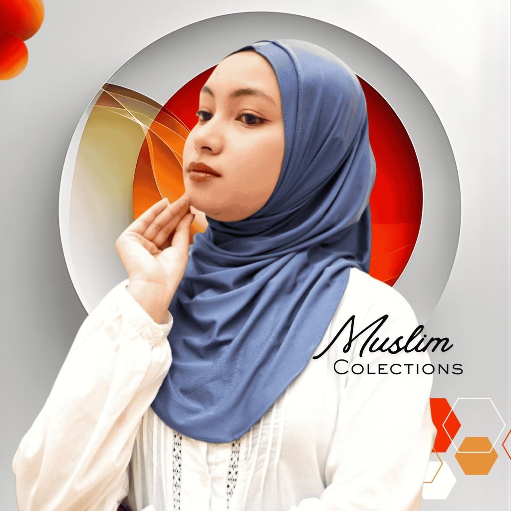 Hijab Inner Winter Jersey / Jilbab Winter Inner Bergo Jersey