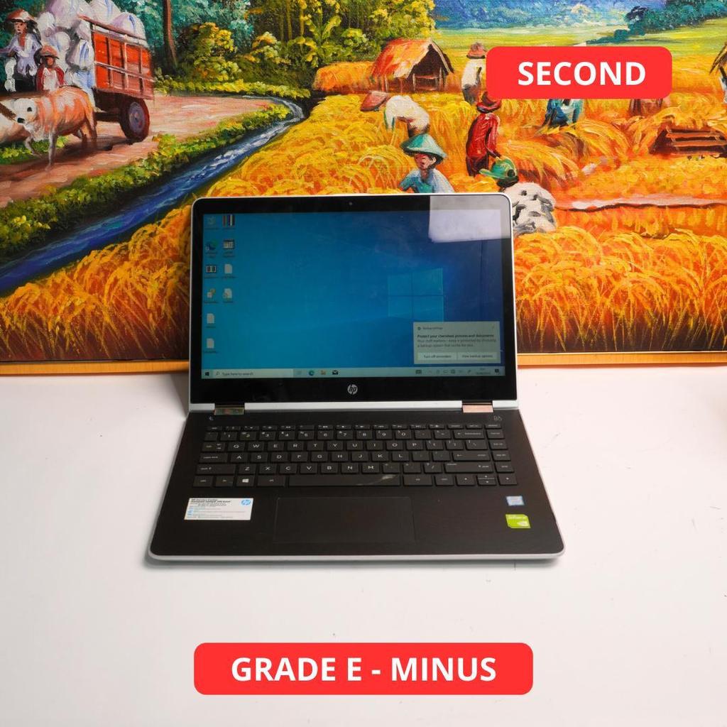 HP PAVILION X360 CONVERTIBLE 14-BA0XX I3 7100U 12 GB (14") GRADE E - MINUS LAPTOP SECOND ORIGINAL SI