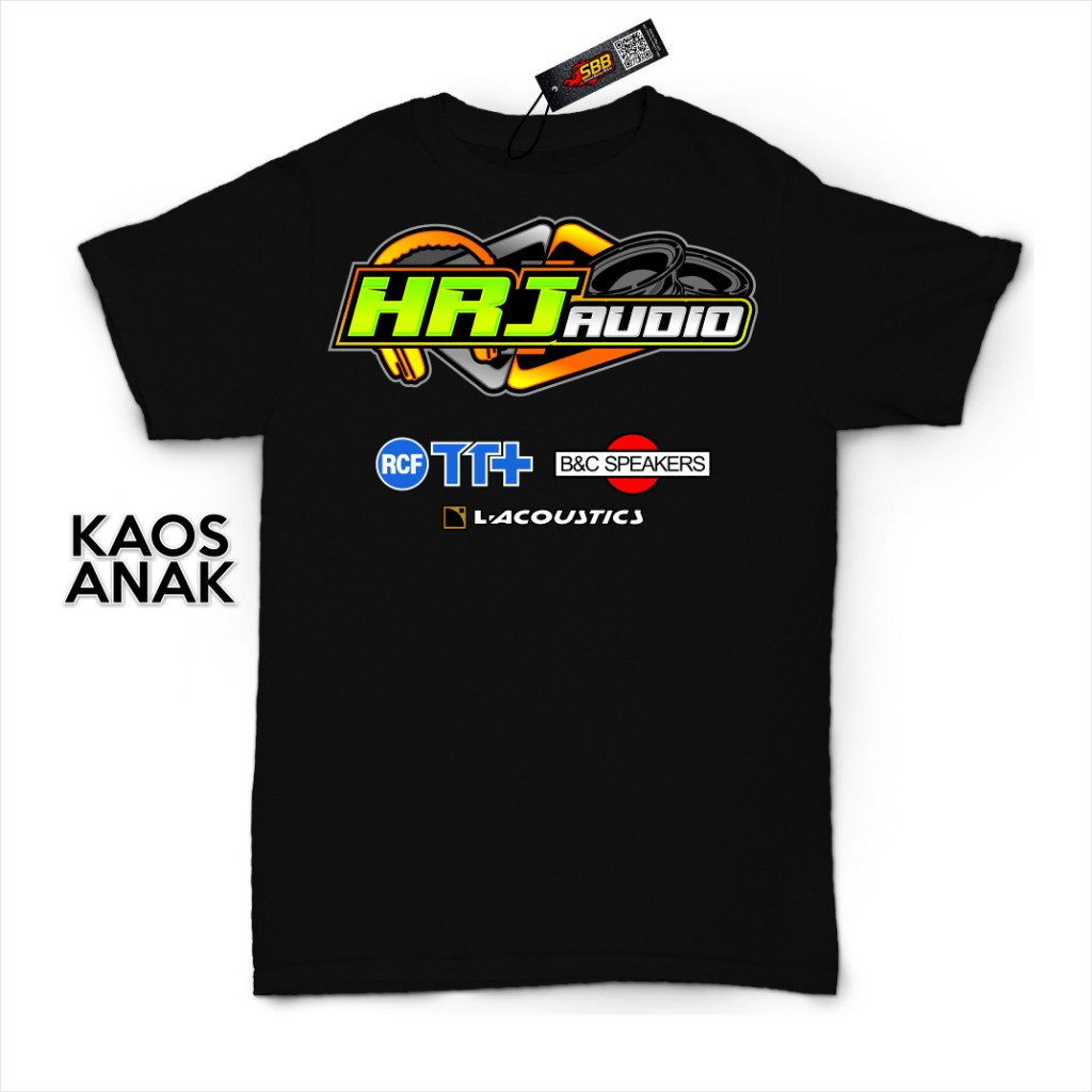 Baju Kaos Anak Sound Horeg HRJ Audio Distro Katun