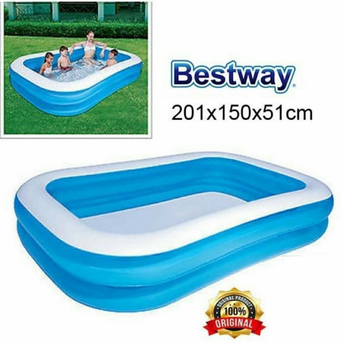 Kolam bestway 54005 kolam bestway 54346 Family Pool - Biru