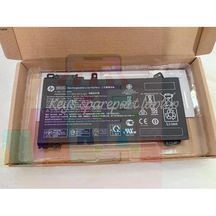 Baterai baterai battery Hp Probook 430-g6 440-g6 445-g6 450-g6 430-g7 440-g7 RE03XL  Probook 440 G7 