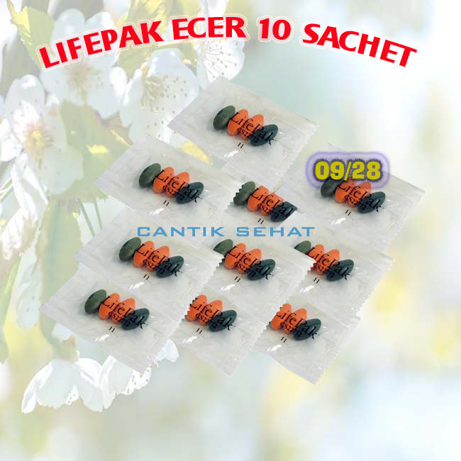 [ORIGINAL] Nu Skin Pharmanex Lifepak (Ecer 10 Sachet) - Suplemen Multivitamin & Antioksidan Daya Tah