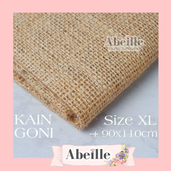 Kain Goni Burlap Karung Goni Properti Foto Hiasan Dekorasi - XL
