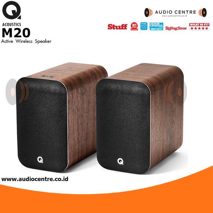 PROMO GASPOLL Q Acoustics M20 Active Speaker Wireless speaker gaming - Walnut