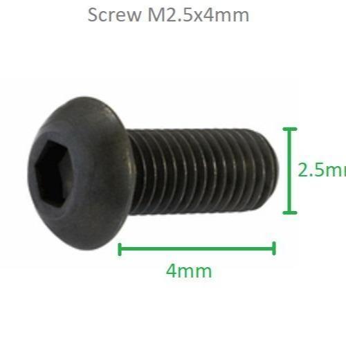 Screw Baut metal M2.5x4 M2.5 4mm Hexa M2.5mm M2.5x4mm