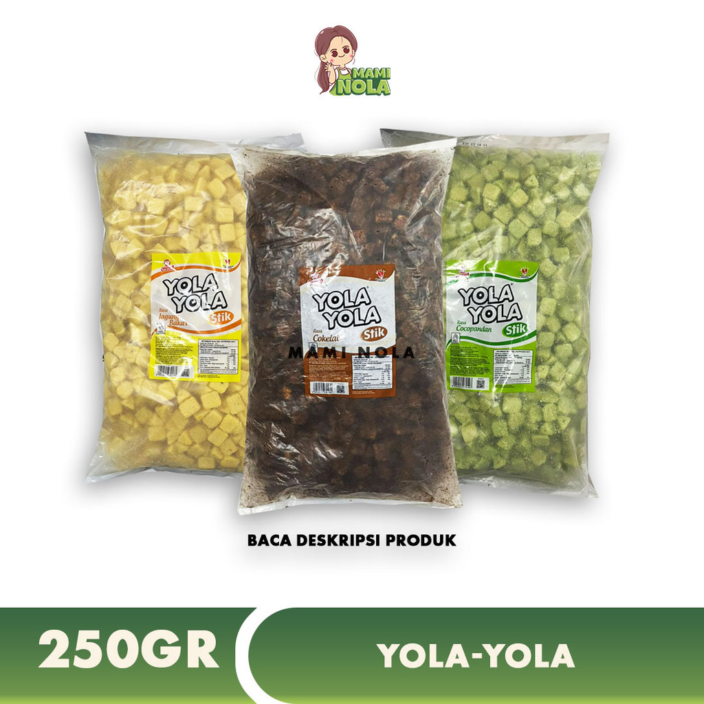 [ 250gr ] Yola Yola Stik Momogi Rasa Coklat Pandan Jagung Bakar