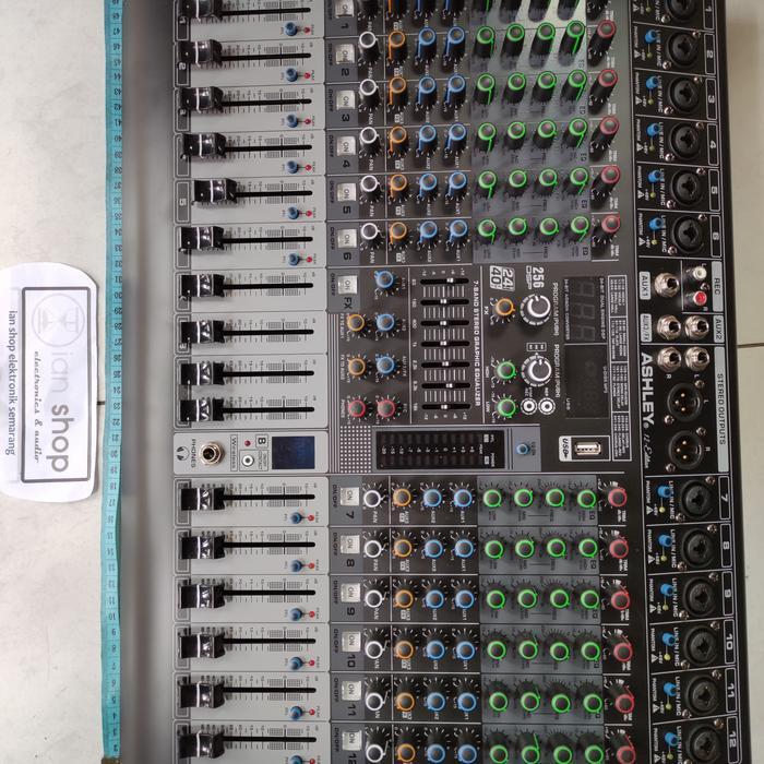 Mixer Audio Ashley Edition12 Edition-12 Edition 12 12 Chanel Efek 256