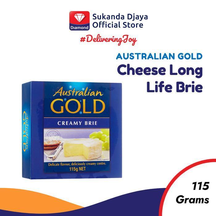 Australian Gold Keju Cheese Long Life Brie 115 Gr