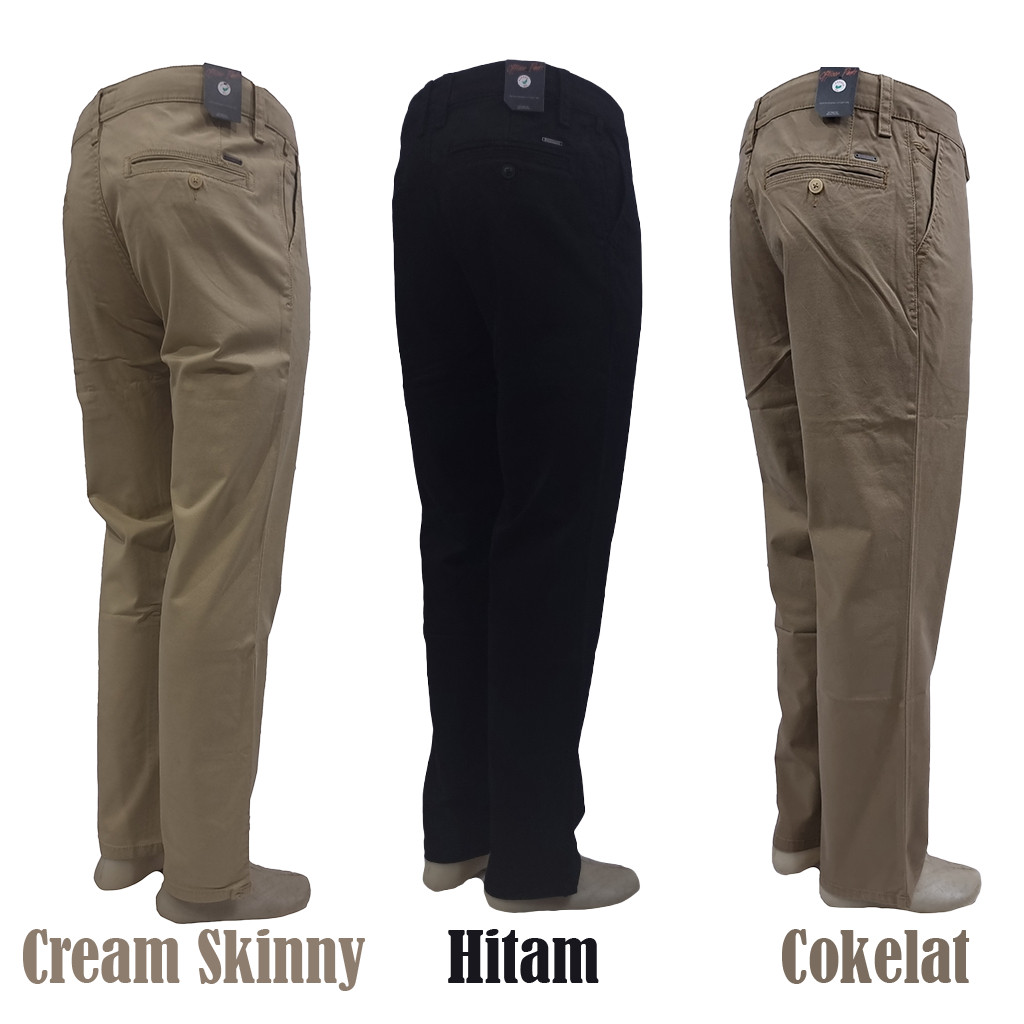 Celana Cardinal Cotton Casual Model Officer & Pocket Original Size 28-38