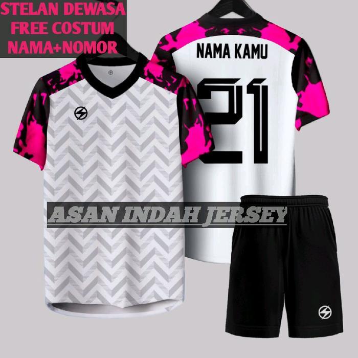 Baju Bola Dewasa Terbaru Baju Printing Jersey Sepak Bola Team Futsal Volleyball Free Custom Nama Nom