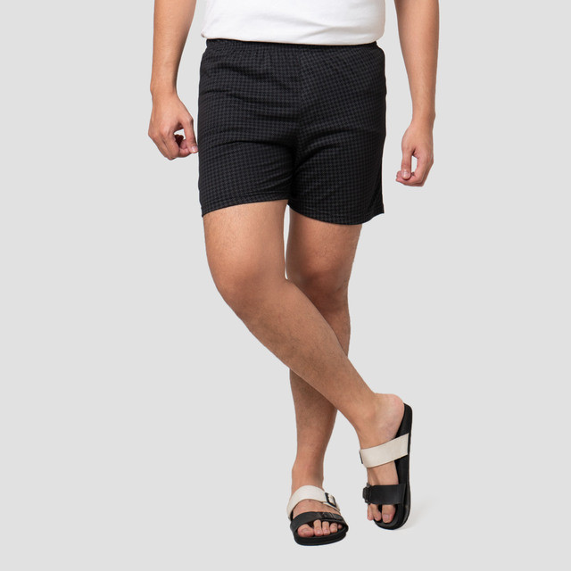 Cole Print Geometric Celana Boxer Pria 122815535