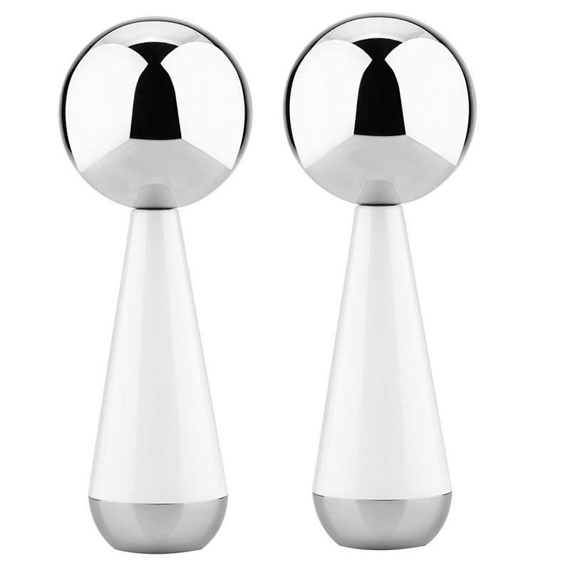 A66KIce Globes For Face Eyes Massage Ice Ball Ice Roller Stainless Steel Rotating Ice Ball
